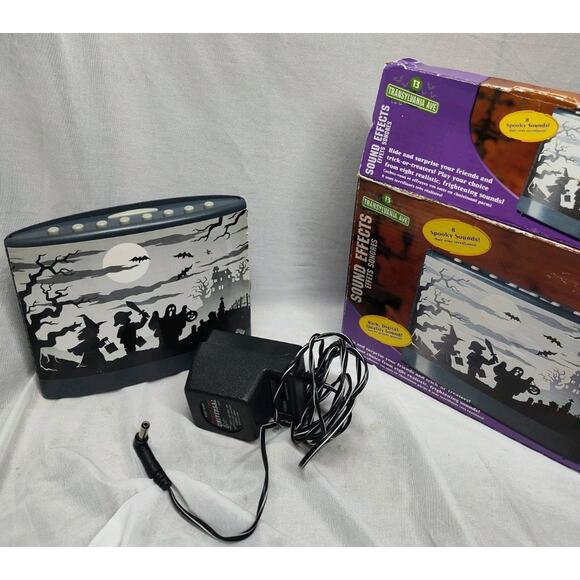 Vintage Halloween The Paper Magic Group Spooky Sounds Player With Cord Adapter - Picture 1 of 8